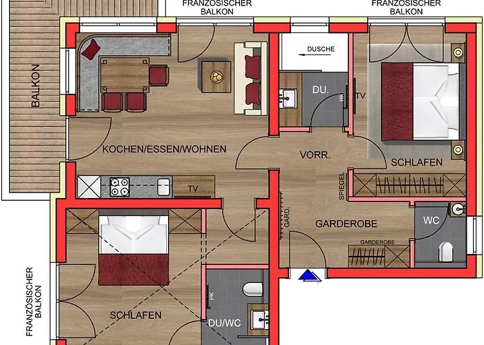 شقة Anna المو